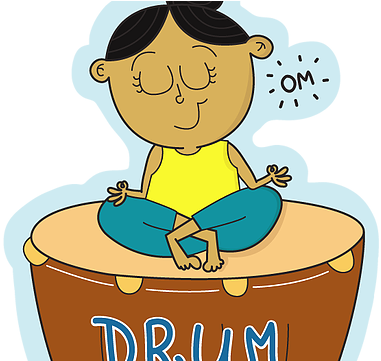 The Art Of Drumming With Yoga - Drum (460x360)