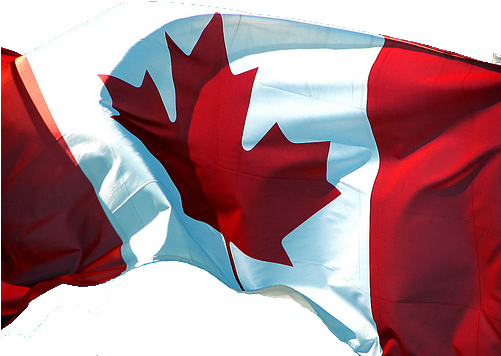 Canadian Flag - Canada Flag Transparent Png (500x375)