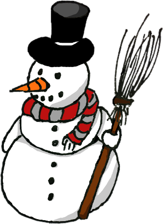 Snowman - - Png Cartoon Snowman (336x461)