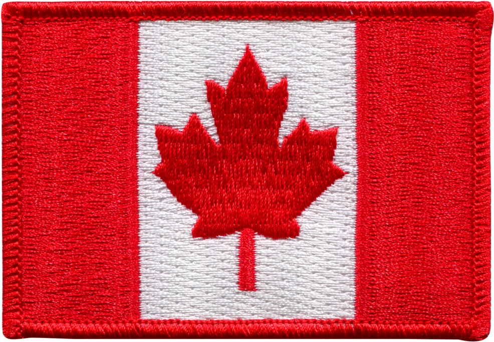 Canadian Flag Patch - Canada Day Banner (1024x1024)
