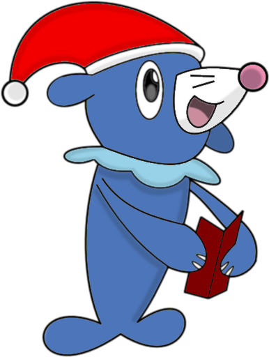 Christmas Caroling Popplio By Minimidget17 - Cartoon (480x640)