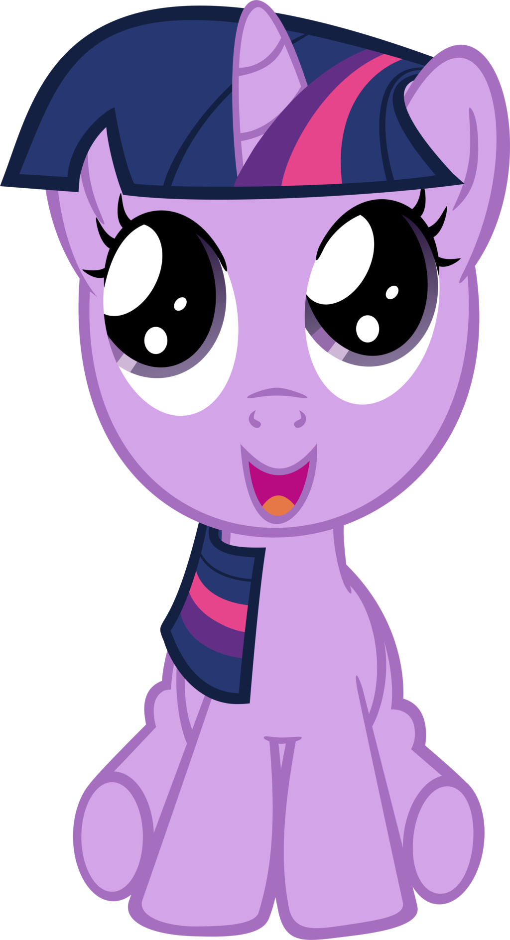 Twilight Sparkle Filly Stargazing By Achenara - My Little Pony Filly Twilight Sparkle (1024x1888)