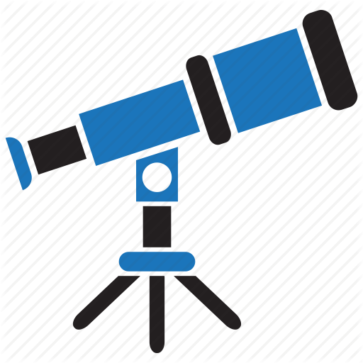 The Athena Community Astronomy Club Meet - Telescope Icon Png (512x512)