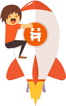 Cartoon Drawing Rocket Illustration - Cartoon Drawing Rocket Illustration (600x600)