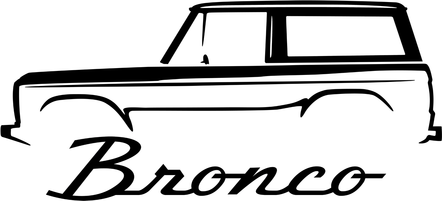 Hello And Thanks For Viewing My Listings - Ford Bronco Decal (1600x768)