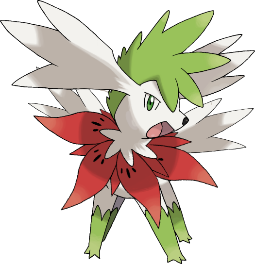 Mega Shaymin Sky Pokédex - Pokemon Mega Shaymin (525x544)