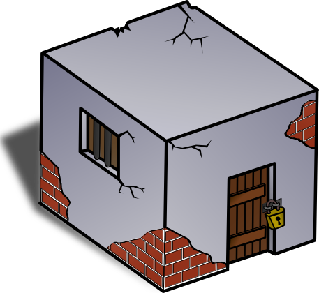 Elegant Png With Jak Narysowa Dom W 3d - Cartoon Jail House (457x420)