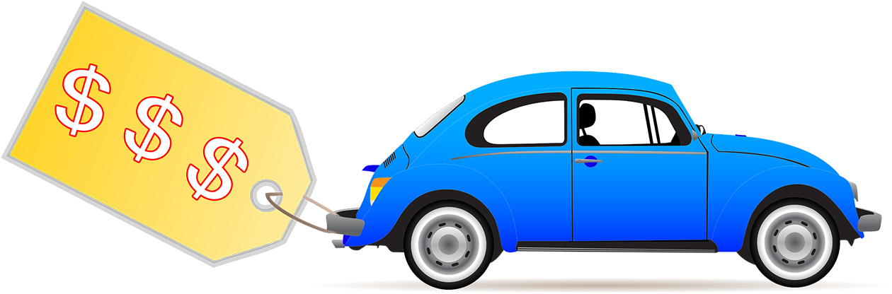 Vehicle Value, Price Tag, Trade In Value, Auto Value, - Price Tag Clip Art (1280x453)