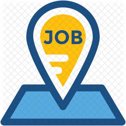 Jobs Location Icon - Scalable Vector Graphics (512x512)