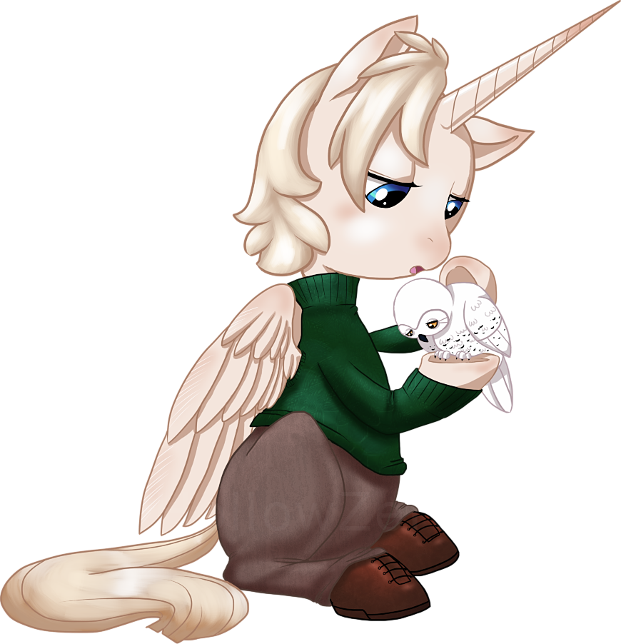 Pearly Gates Consoles An Owl By Hollowzero - Owl (870x902)