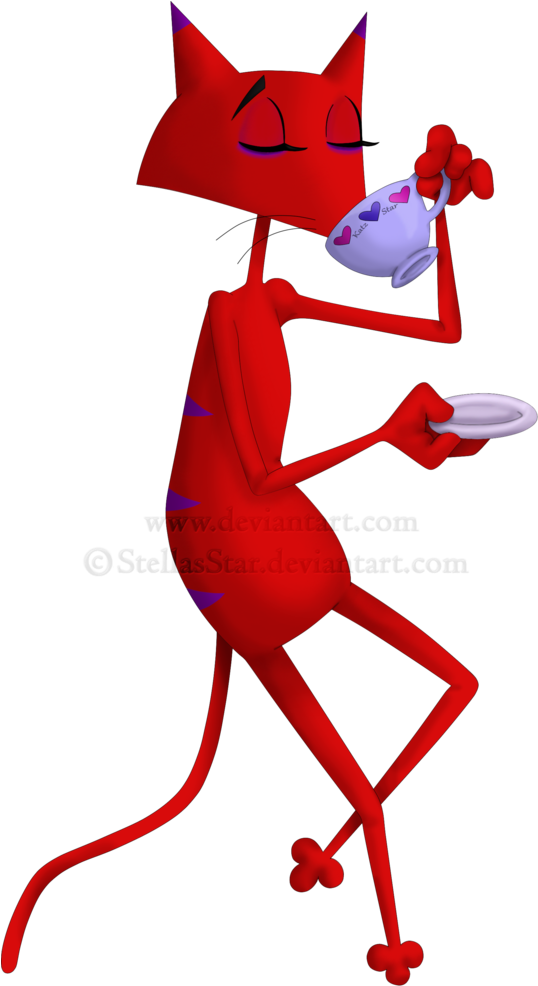 Tea Tiiimeeeeee By Stellasstar - Katz X Cajun Fox (600x1111)