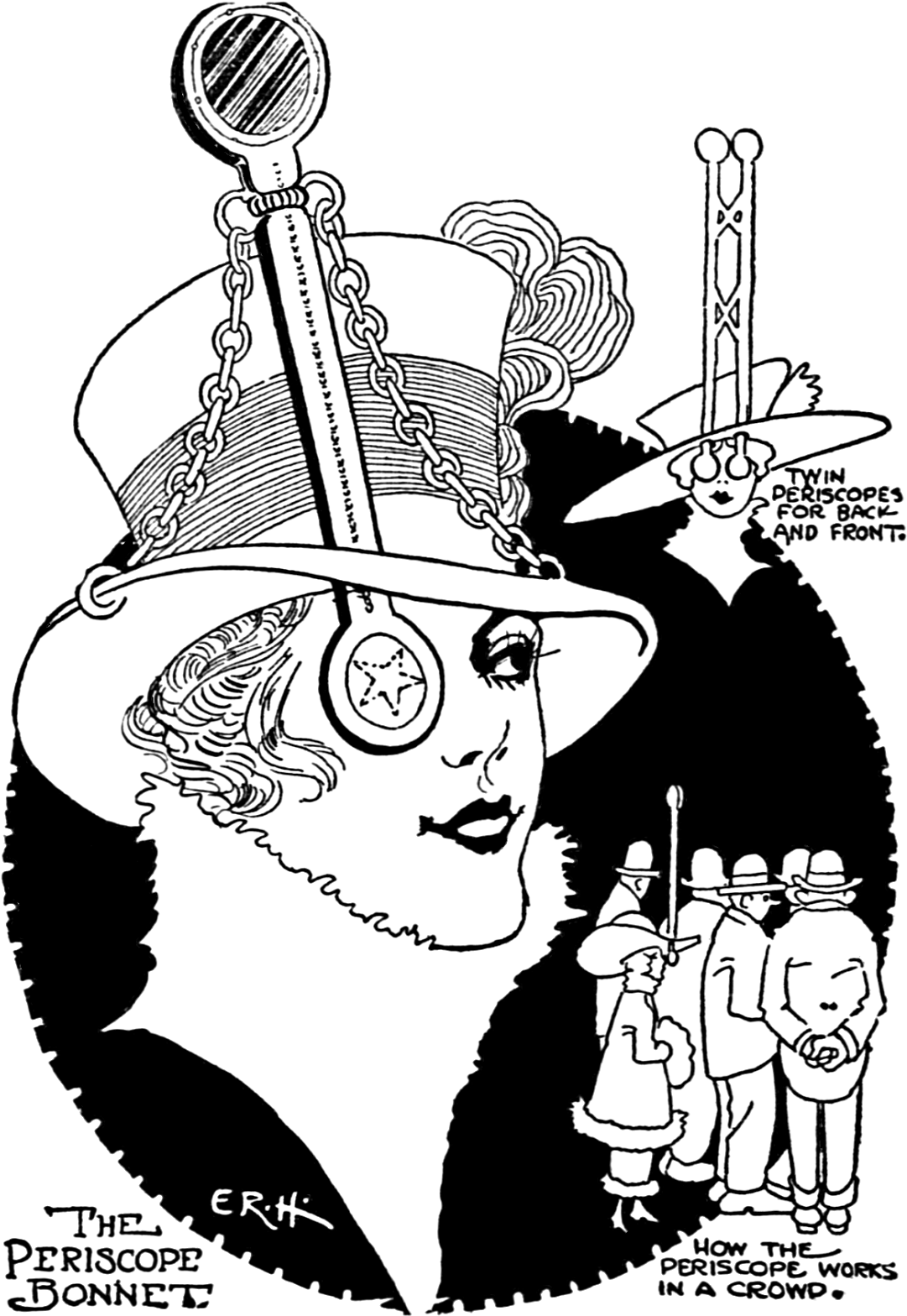 Vixen Starlet Steampunk Periscope Top Hat - Periscope (1153x1600)