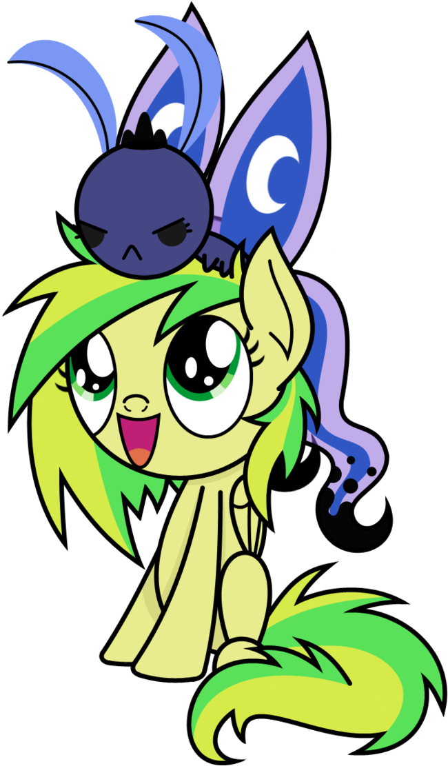 Luna Moth By Cuttycommando - Mlp Luna Moth (703x1137)