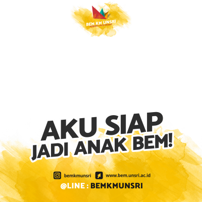 Open Recruitment Bem Km Unsri Kabinet Musi Merah - Bem Twibbon 2017 (400x400)
