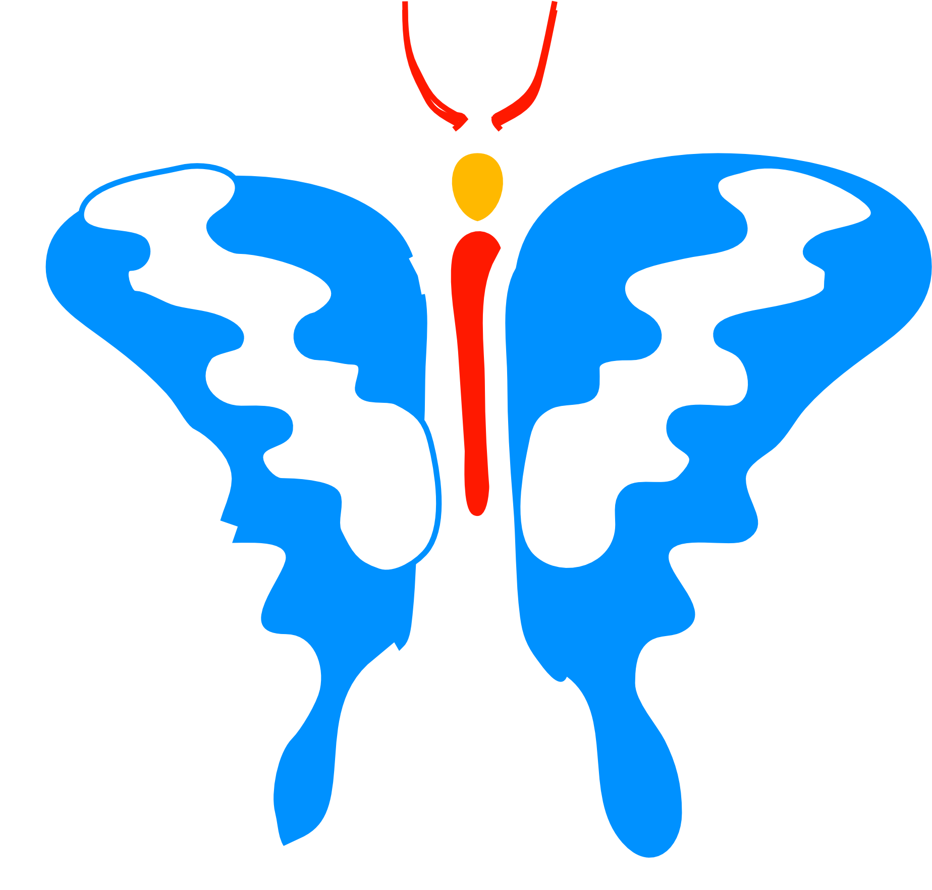 Butterfly 63 Coloring Book Colouring 1979px 131 - Butterflies Clipart (1979x1962)