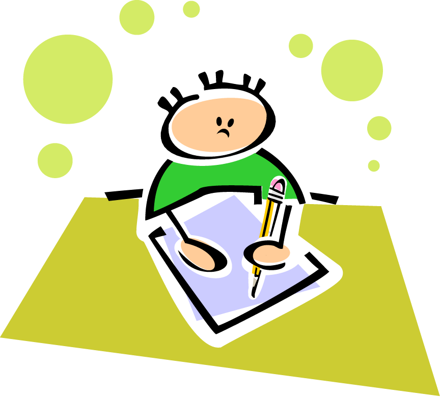 Difficulty With Writing - Report Card Clip Art (864x780)