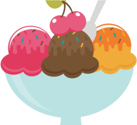 Ice Cream Clipart Bowl - Clip Art Ice Cream Sundae (640x480)