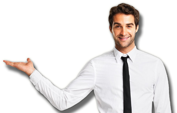 Your Strategic Hr & Recruiting Partner - Presenting Man Images Png (960x400)