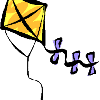 Kite Clipart Theta - Kites Fly Highest Against The Wind - Not (400x400)