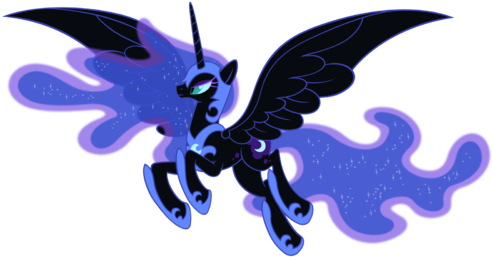 Nightmare Moon By Stabzor-d52pilp - Slike My Little Pony Princess Luna (500x260)