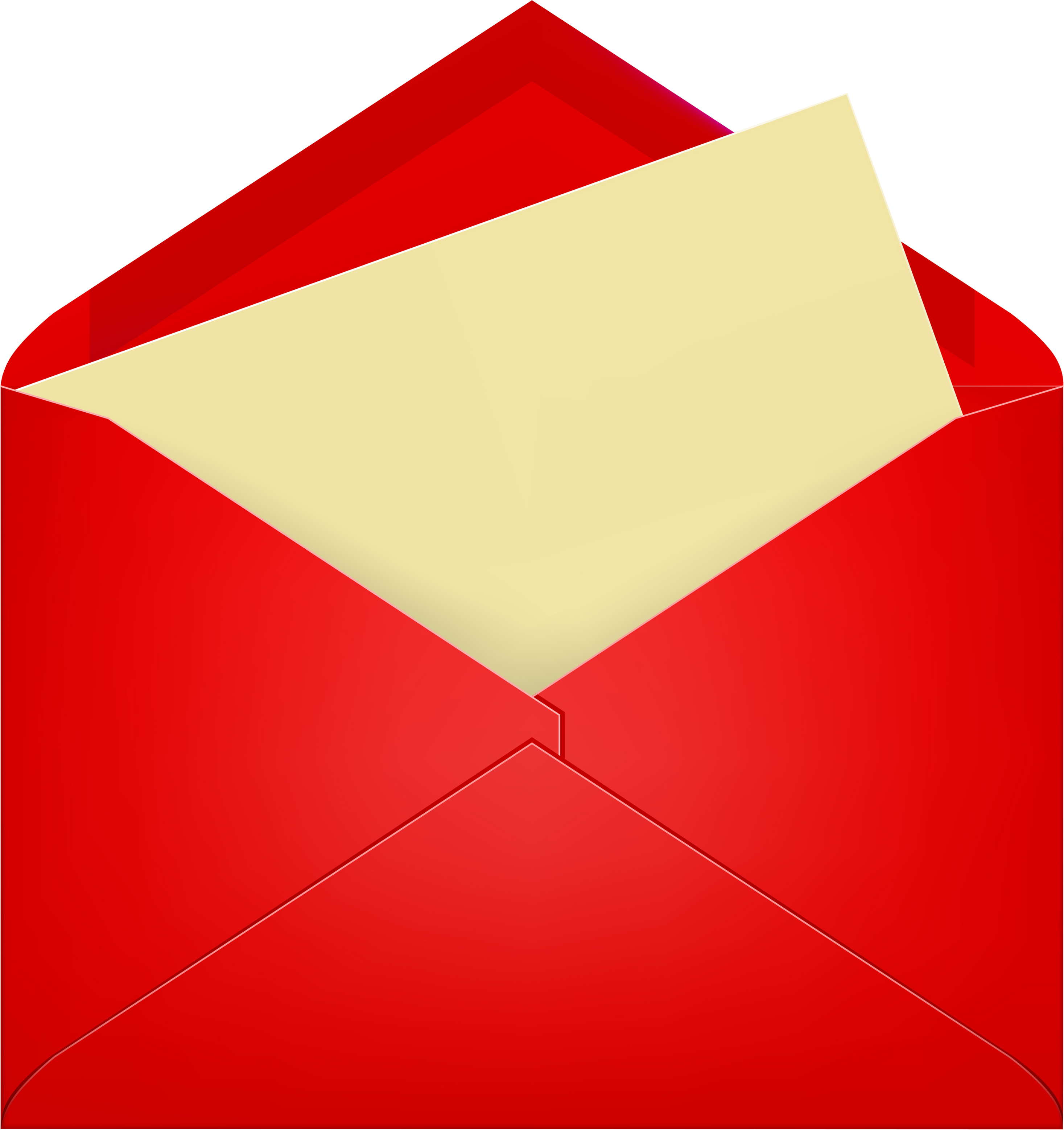 Figure Envelope Mail Png Image - Red Envelope Transparent Background (2934x3116)