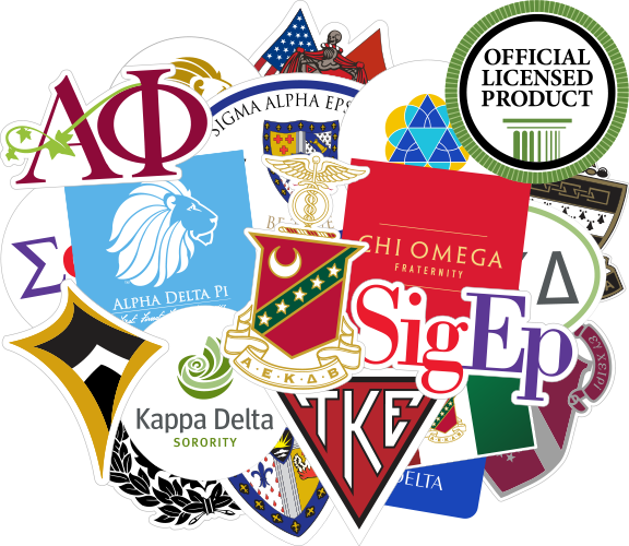 Licenced Fraternity & Sorority Stickers And Decals - Gamma Phi Beta Jewelry / Gamma Phi Beta Necklace / (576x500)