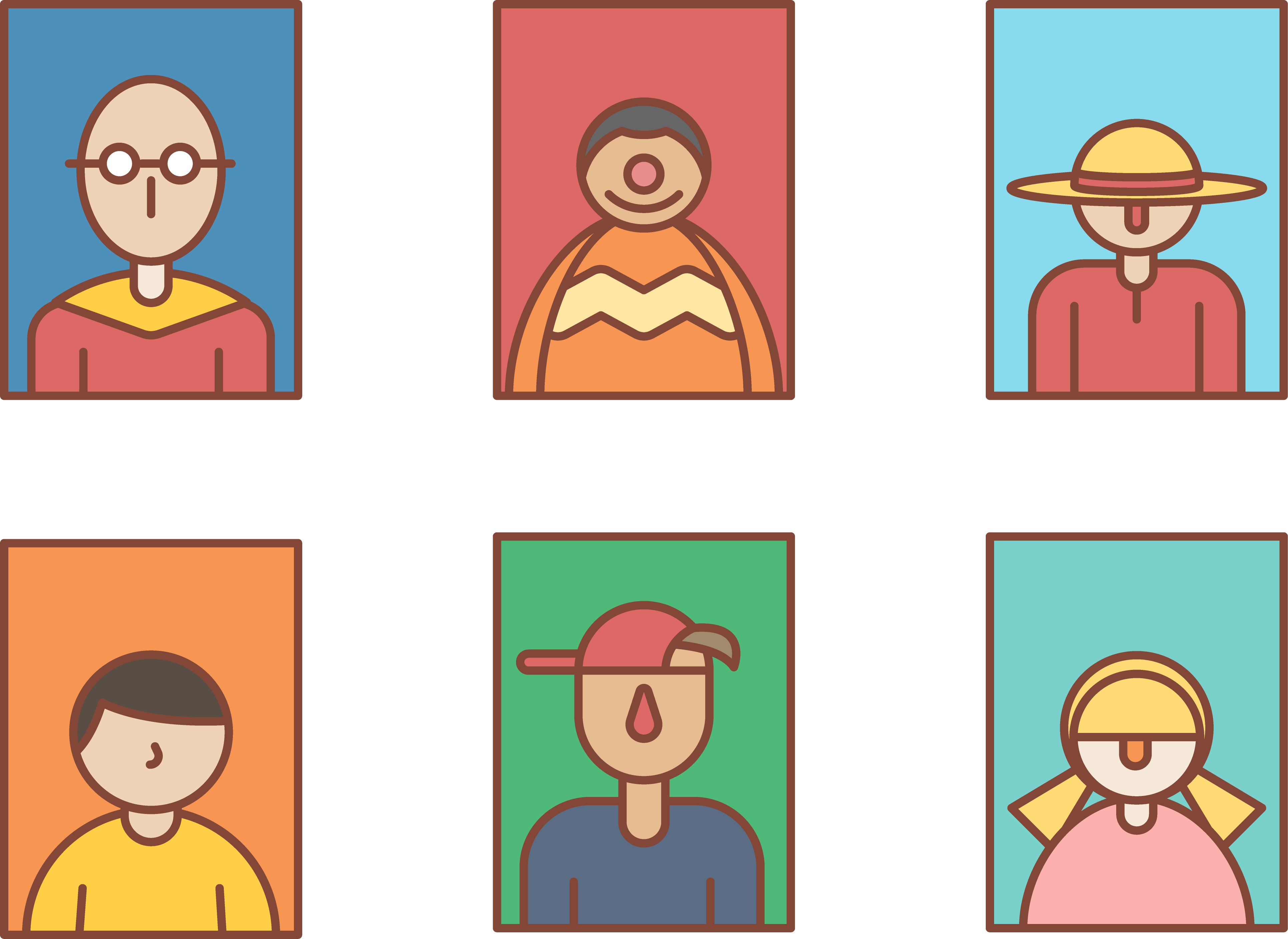 Portrait Euclidean Vector Clip Art - Portrait Euclidean Vector Clip Art (3861x2816)