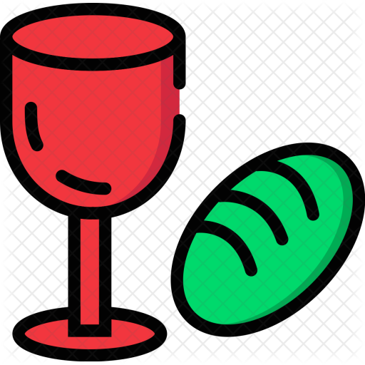 Wine, And, Bread, Food, Drink, Decoration, Festival, - Religion (512x512)