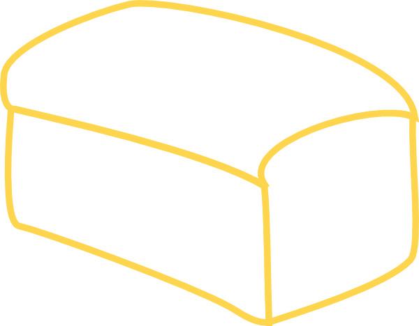 Bread Clip Art At Clker - Gambar Roti Tawar Kartun (922x720)