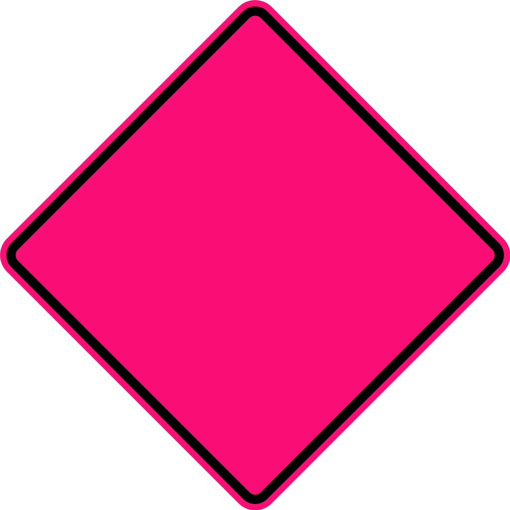 240 × 240 Pixels - Pink Construction Sign (1024x1024)