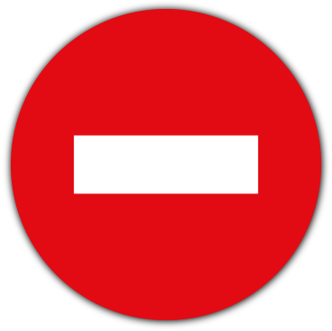 No Entry Safety Sign Pv06 - Icon (400x400)