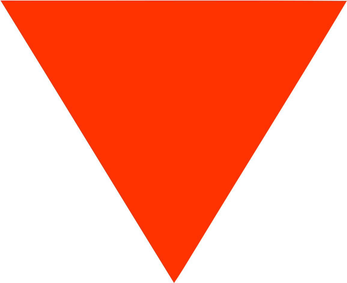 File - Red Triangle - Svg - Upside Down Red Triangle (1212x1024)
