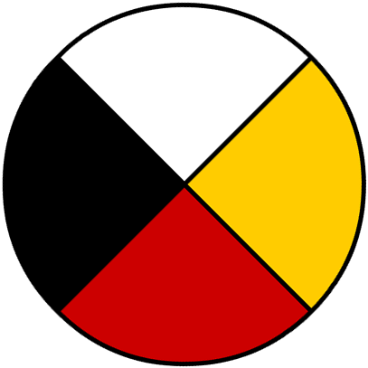 Four Is A Significant Number Within Native Spirituality - Native American Medicine Wheel (407x407)