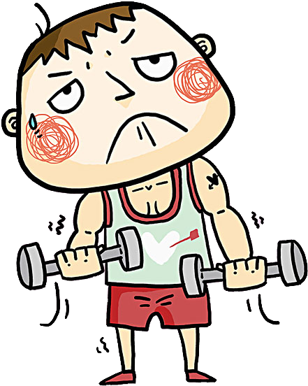 Physical Exercise Muscle Man Clip Art - Physical Exercise Muscle Man Clip Art (600x600)