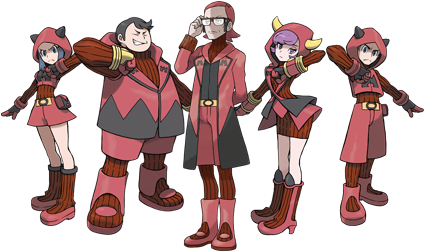 Team Magma - Pokemon Team Magma Members (423x300)