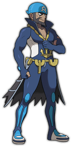 Archie Is The Leader Of Team Aqua, A Man With An Unwavering - Maxie And Archie Oras (400x480)