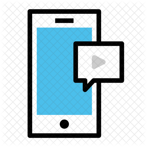 Mobile, Phone, Chat, Video, Message, Youtube, Conversation - Communication (512x512)