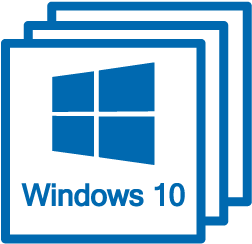 Desktop Cloud - Windows 10 Logo Png (347x347)