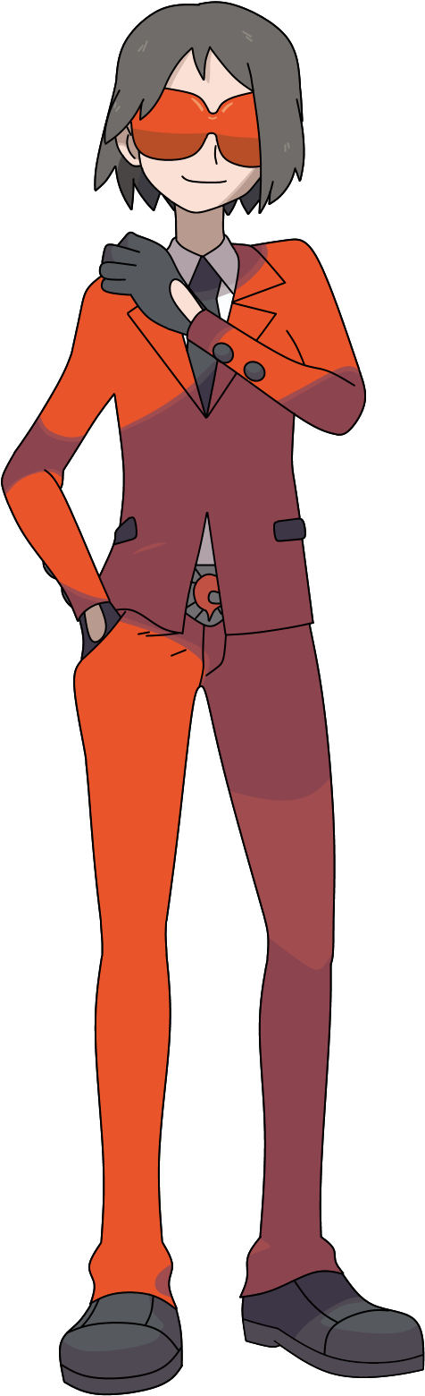 Calem Team Flare Outfit By Morki95 - Calem And Serena's Pokemon Teams (495x1600)