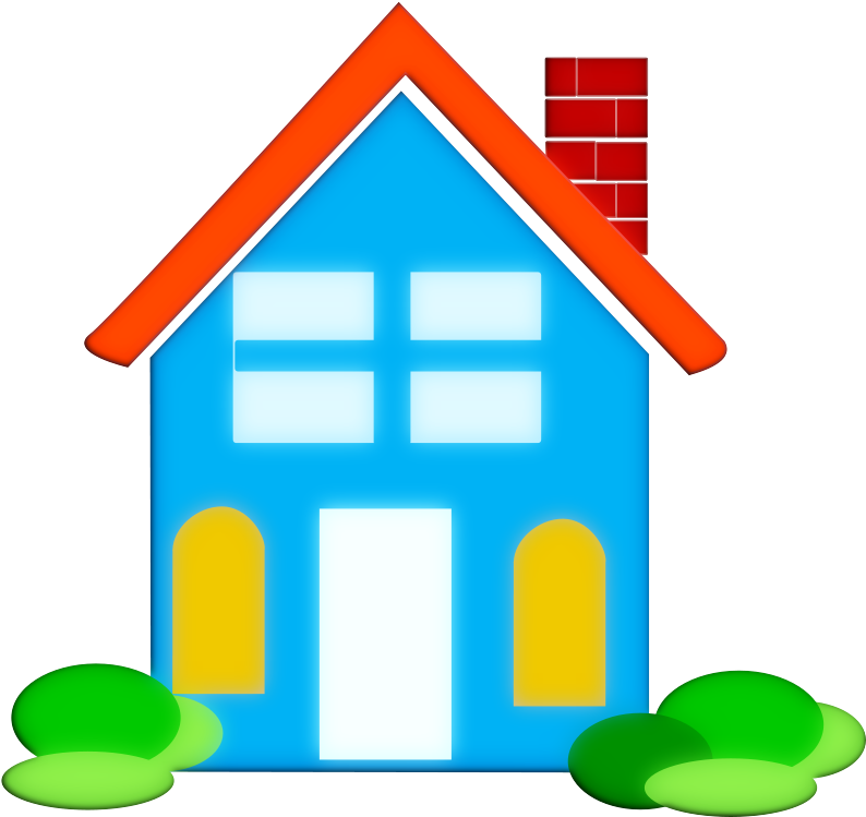 New House Clip Art - Free Printable Housewarming Games (800x800)