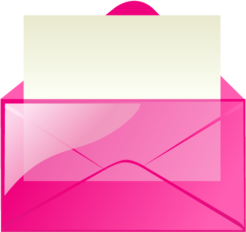 Envelope Free To Use Clipart - Pink Text Message Icon (512x512)