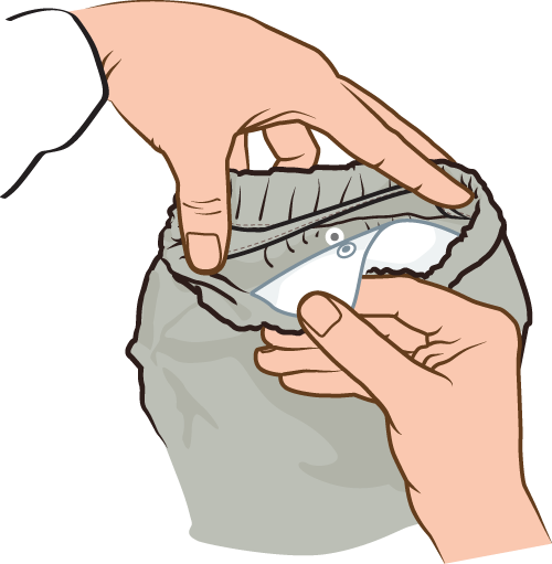 Reuse Until Soiled Or It's Laundry Day Hand Or Machine - Toilet Training (500x511)