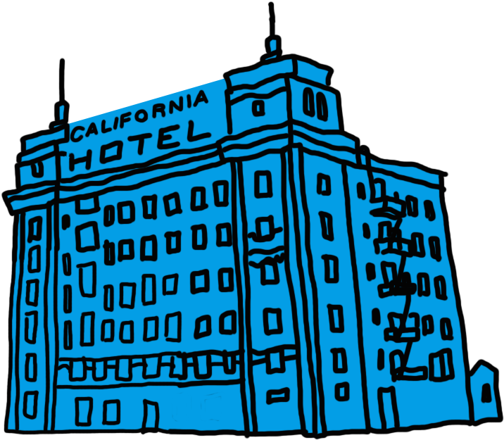Built In The 1920s, The California Hotel Was Once A - Built In The 1920s, The California Hotel Was Once A (765x678)