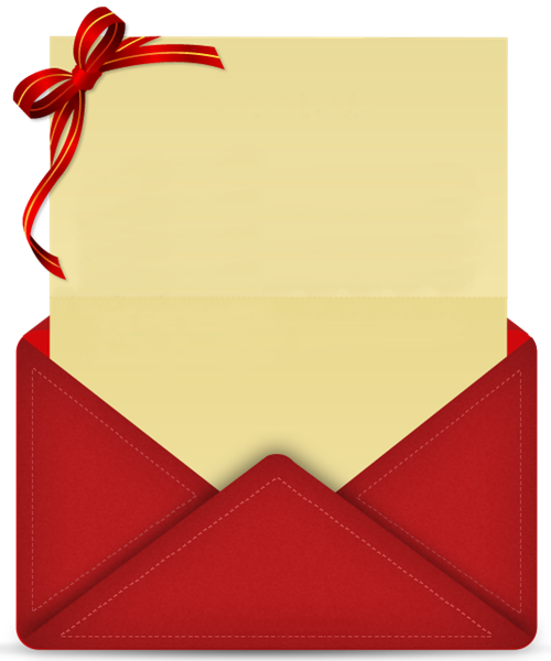 Scrapbooks - Letter For Christmas And New Year (500x600)