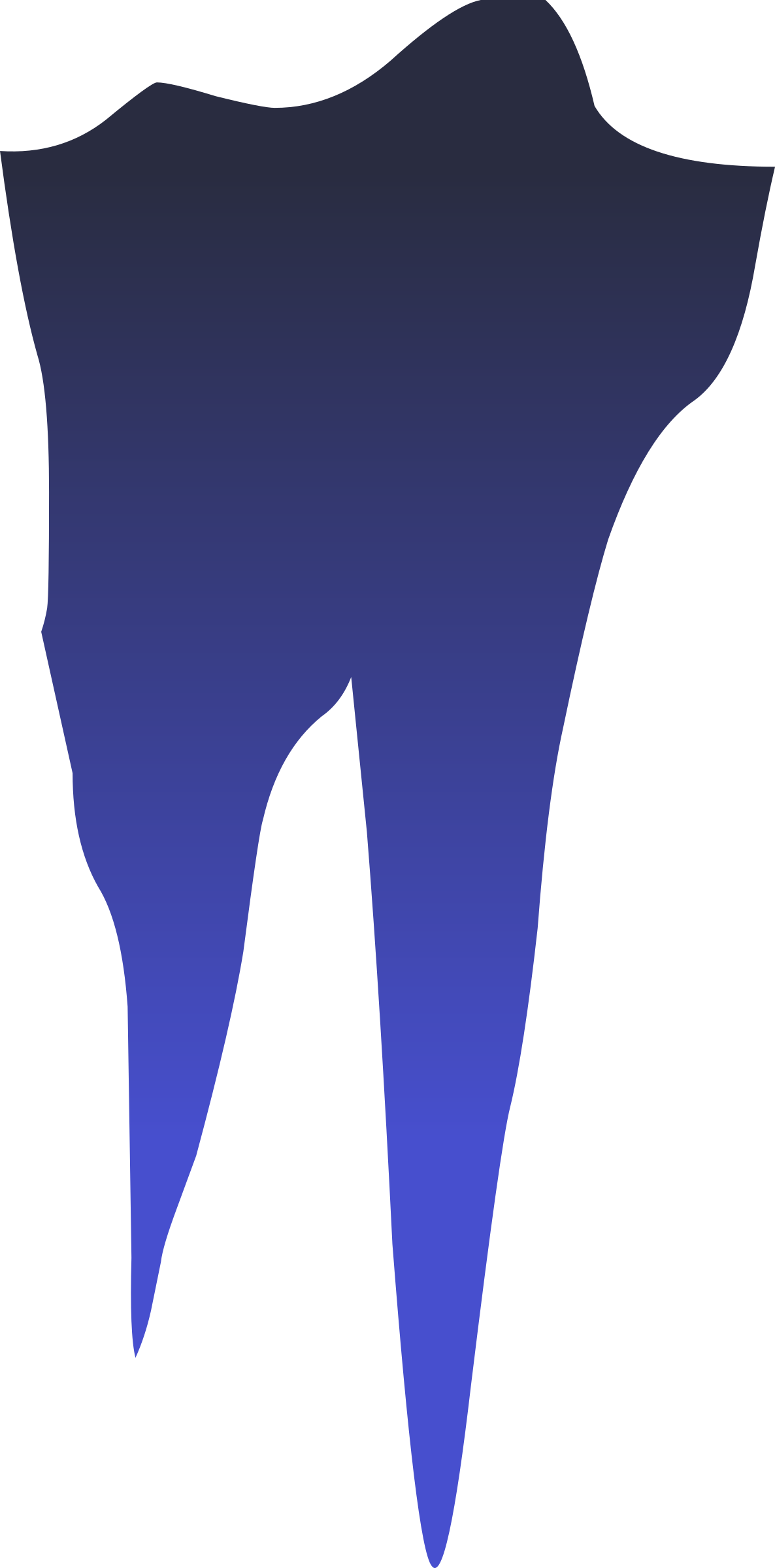 Cave Clipart Icicle - Icicles Png 2d (1186x2400)