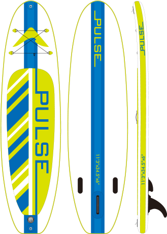 Pulsesupinflatable113 - Pulse Inflatable Paddle Board (334x500)