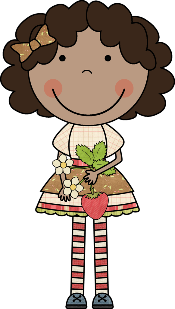 Girl Stuff, Punch Art, Strawberries, Clip Art, Baskets, - Clip Art (581x1024)