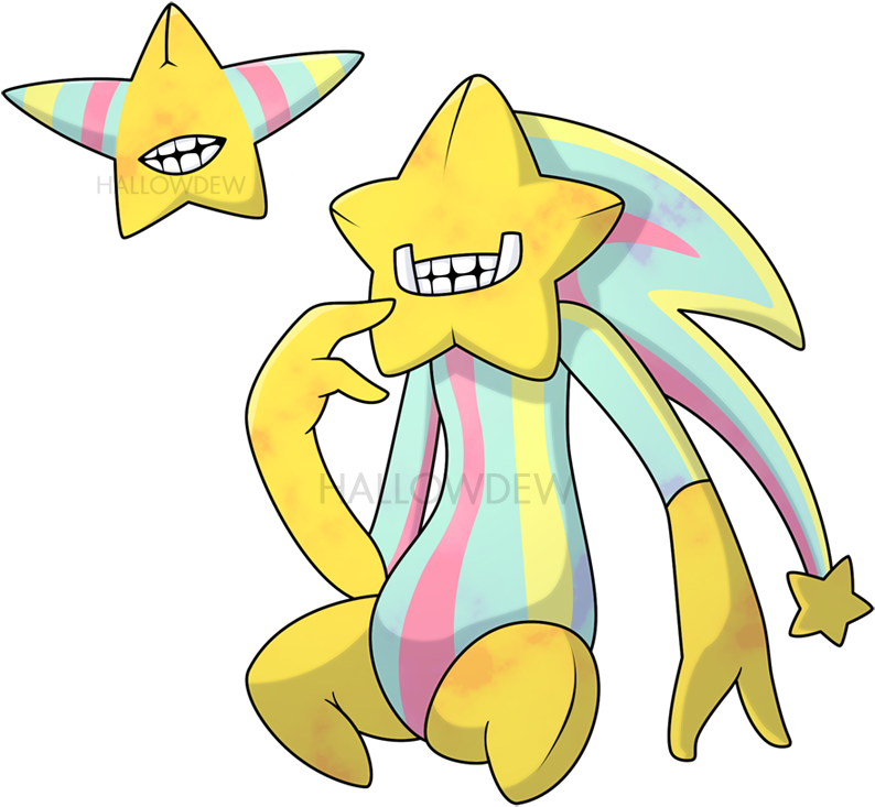 Wishing Star Pokemon By Hallowdew - Wishing Star Pokemon (825x763)