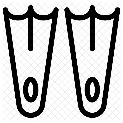 Fins Icon - Vacation (512x512)