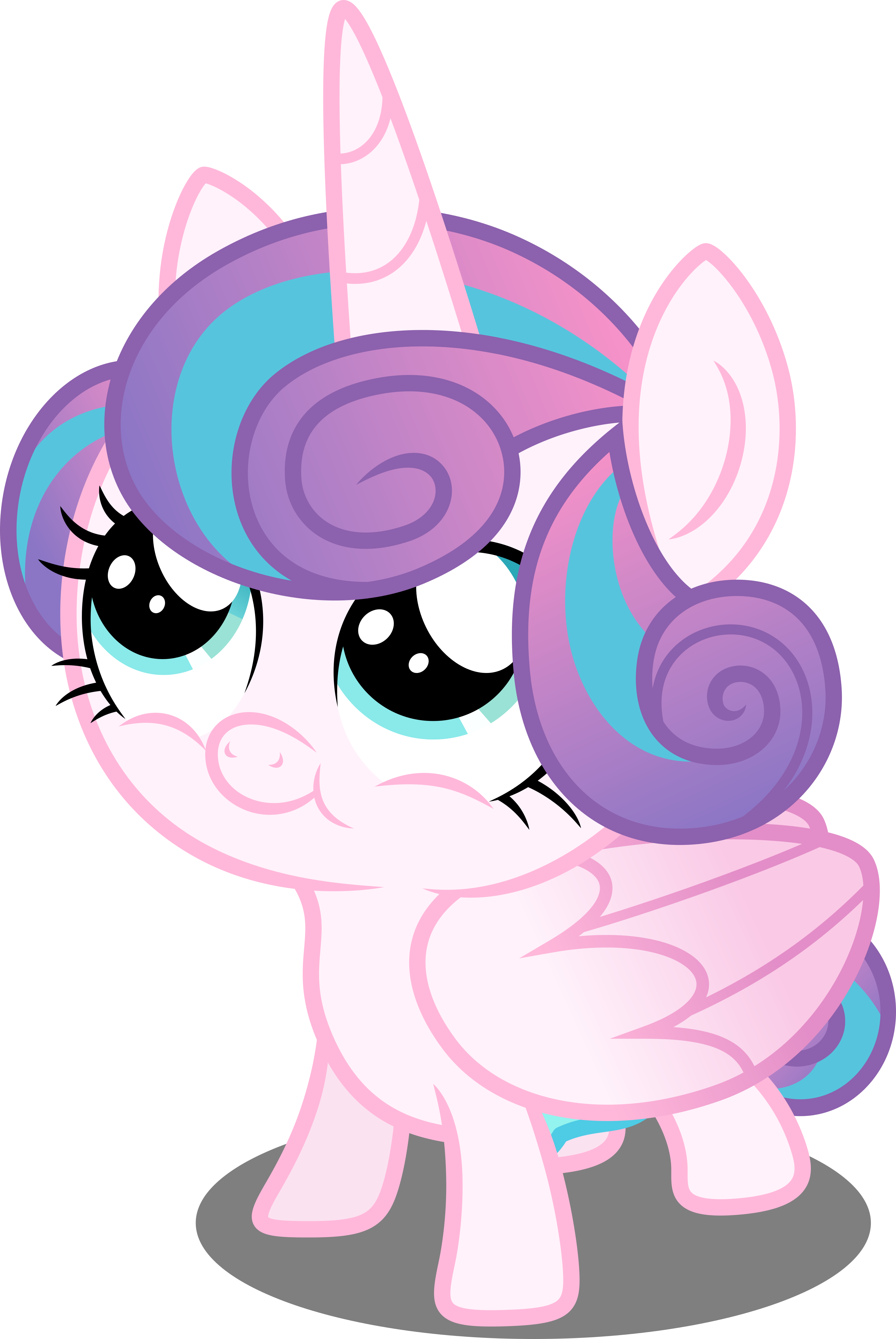 Vector - Mlp Season 7 Flurry Heart (3348x5000)